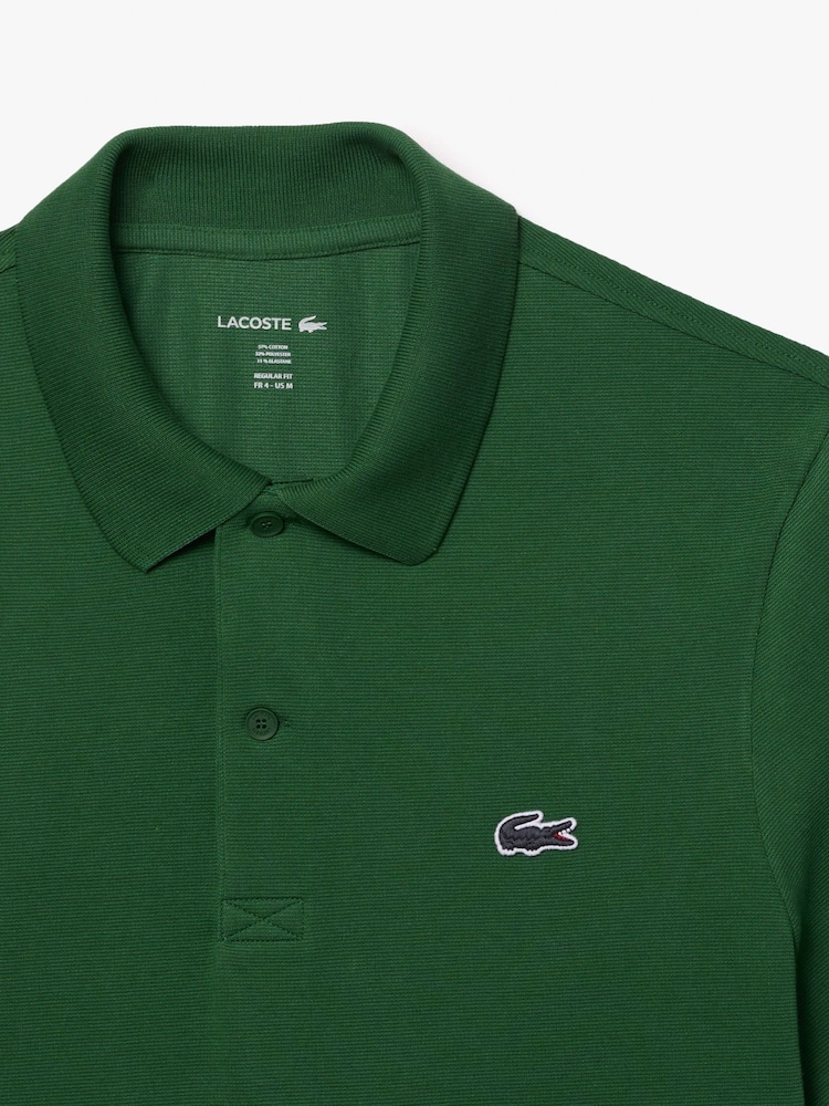Lacoste Regular Fit Cotton Blend Ottoman Polo Shirt - Image 8 of 8