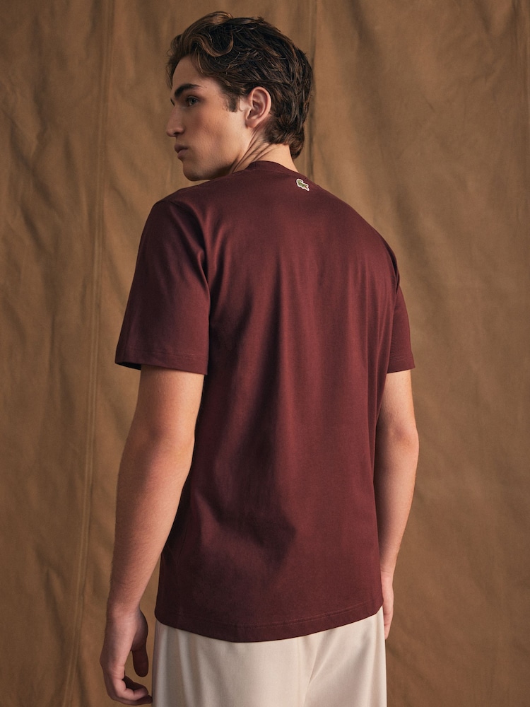 Lacoste Soft Branding 100% Cotton T-Shirt - Image 3 of 7