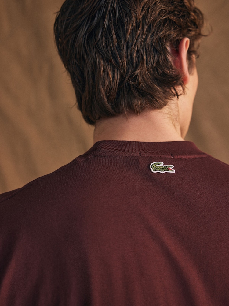 Lacoste Soft Branding 100% Cotton T-Shirt - Image 4 of 7