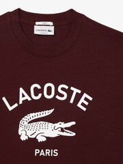 rjava - Lacoste Mehka blagovna znamka 100% bombažna majica - Slika 6 iz 7