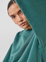 Hush Green Oversized Quaden Sweatshirt - Image 4 of 5