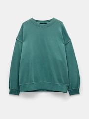 Hush Green Oversized Quaden Sweatshirt - Image 5 of 5