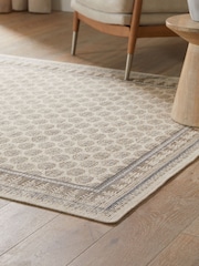 Natural 100% Cotton Mabel Woodblock Rug - Image 5 of 7