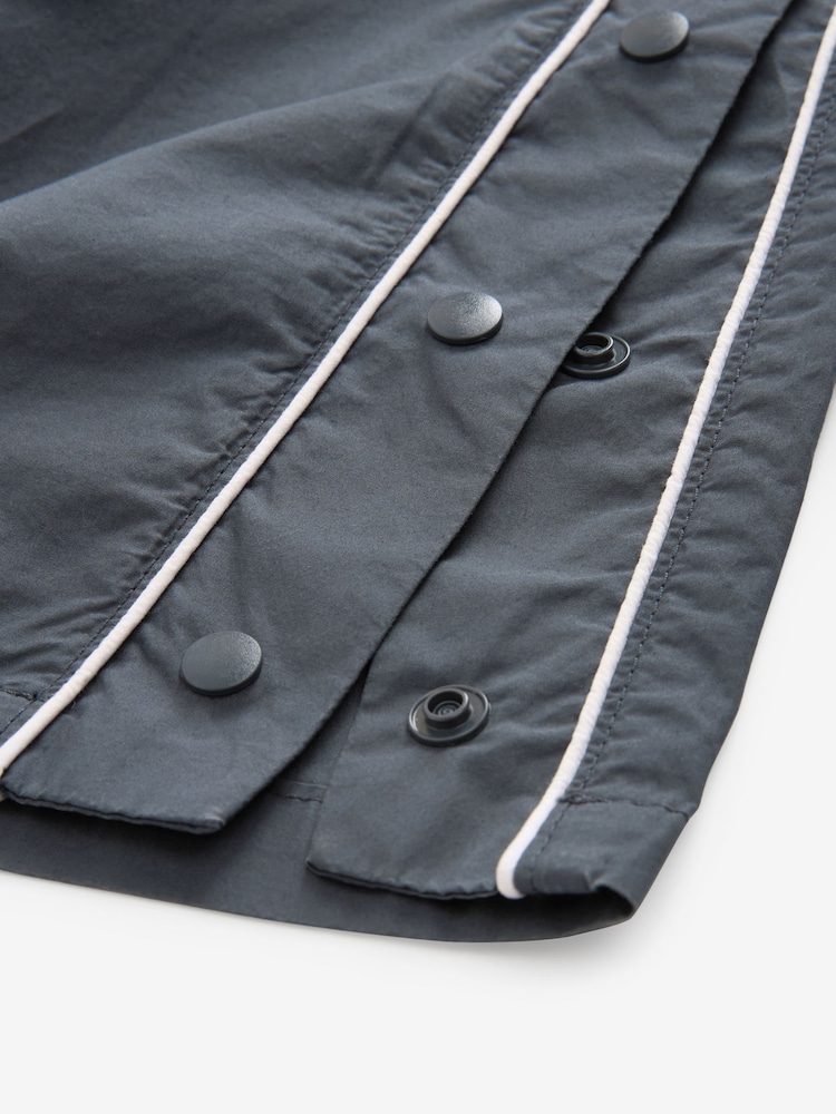 Charcoal Grey Wide Leg Woven 100% Cotton Trousers (3-16yrs) - Image 5 of 5 Charcoal Grey Wide Leg Woven 100% Cotton Trousers (3-16yrs) - Image 5 of 5