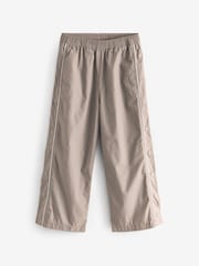 Stone Wide Leg Woven 100% Cotton Trousers (3-16yrs) - Image 5 of 7
