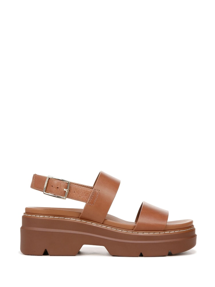 Braun - Naturalizer Darry Plateau-Sandalen mit Fersenriemen - Bild 1 von 7 Braun - Naturalizer Darry Plateau-Sandalen mit Fersenriemen - Bild 1 von 7