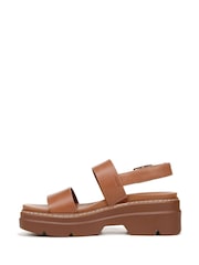 Braun - Naturalizer Darry Plateau-Sandalen mit Fersenriemen - Bild 2 von 7