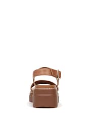 Braun - Naturalizer Darry Plateau-Sandalen mit Fersenriemen - Bild 5 von 7