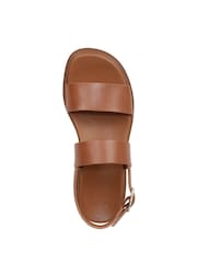 Braun - Naturalizer Darry Plateau-Sandalen mit Fersenriemen - Bild 6 von 7