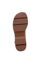 Braun - Naturalizer Darry Plateau-Sandalen mit Fersenriemen - Bild 7 von 7