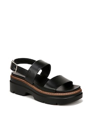 Schwarz - Naturalizer Darry Plateau-Sandalen mit Fersenriemen - Bild 4 von 8