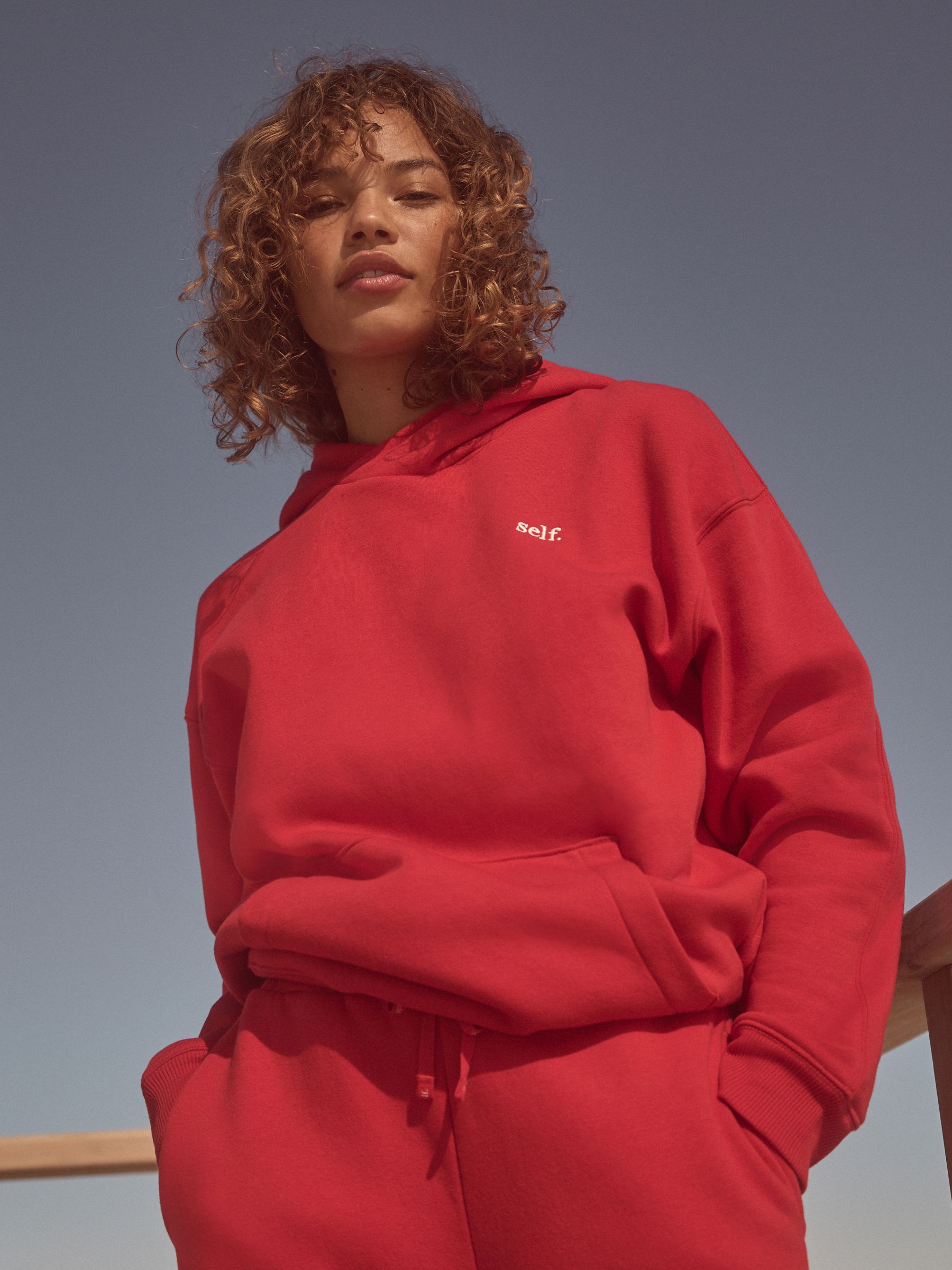 Next red hoodie shop