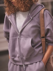 self. Purple Full Zip Hoodie - Image 1 of 1