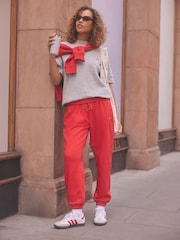 Red Cuffed Joggers - Image 1 of 7
