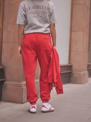 Red Cuffed Joggers - Image 4 of 7