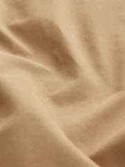 Camel Natural Belted Trench Hooded Double Breasted Coat - Image 8 of 8
