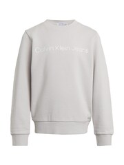 سويت شيرت قطن 100% بشعار من Calvin Klein - صورة 5 من 5