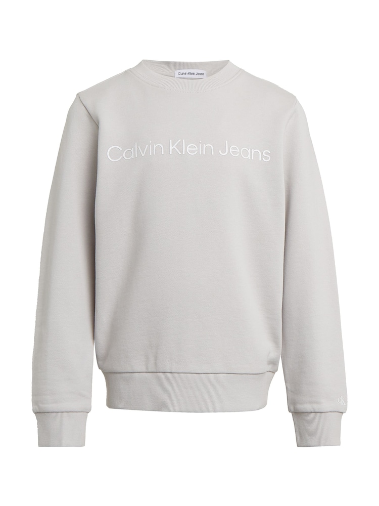 سويت شيرت قطن 100% بشعار من Calvin Klein - صورة 5 من 5