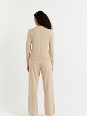 Chinti & Parker Cream Cropped Sporty Jumper - Image 2 of 3
