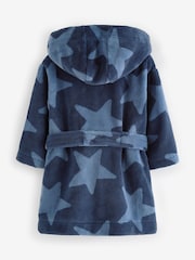 Navy Blue Star Fleece Robe (9mths-16yrs) - Image 6 of 7