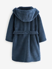 Navy Blue Fleece Robe (1.5-16yrs) - Image 7 of 9