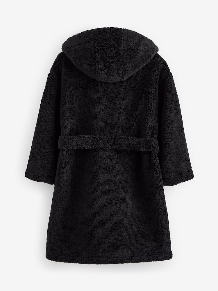 Black Fleece Robe (1.5-16yrs) - Image 6 of 9