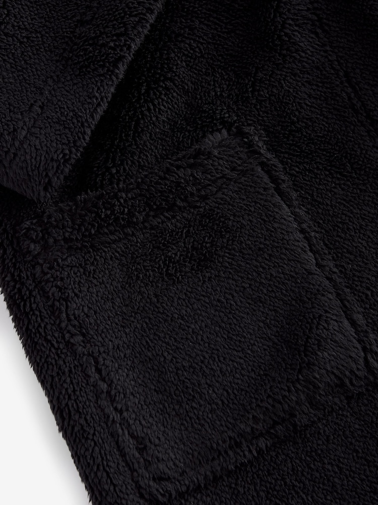 Black Fleece Robe (1.5-16yrs) - Image 7 of 9