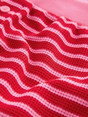 Red/Pink Stripe Waffle Long Sleeve Legging Pyjamas - Image 9 of 9