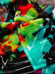 Multi Bright Football Fleece Robe (3-16yrs) - Image 8 of 8