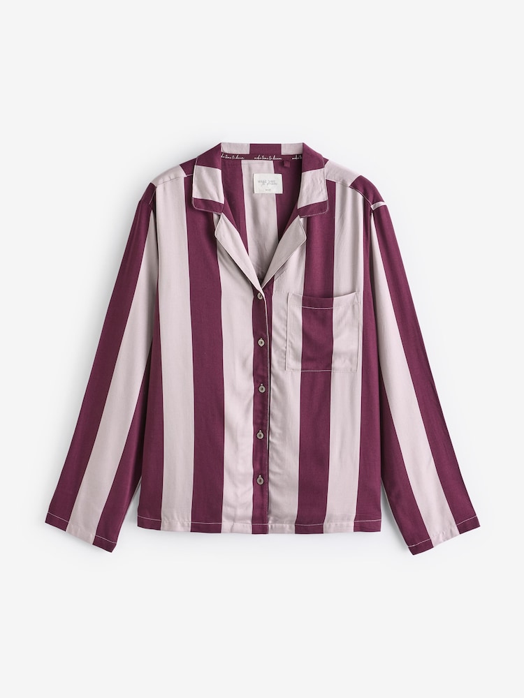 Bær rød stribet - Pyjamas med knapper - Image 10 of 11