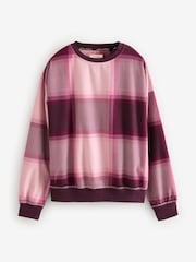 Berry Red Check Cosy Long Sleeve Pyjamas - Image 5 of 7