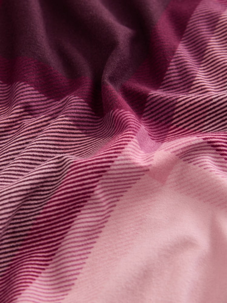 Berry Red Check Cosy Long Sleeve Pyjamas - Image 7 of 7