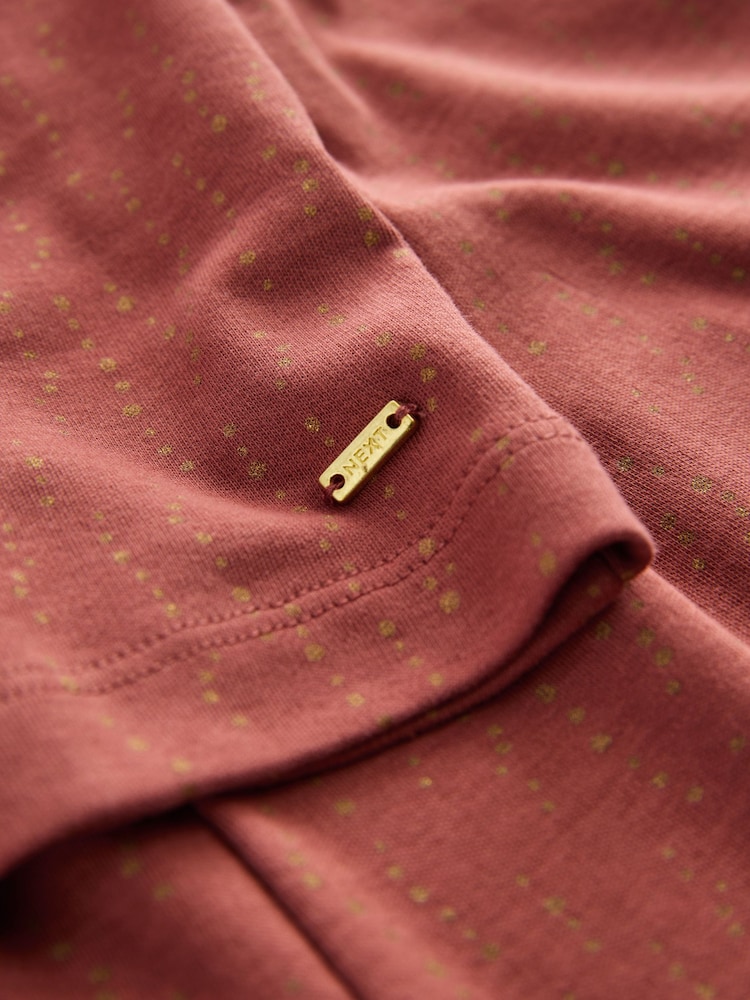 Rosewood Spot 100% Cotton Long Sleeve Pyjamas - Image 10 of 10