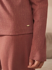Rosewood Spot 100% Cotton Long Sleeve Pyjamas - Image 5 of 10