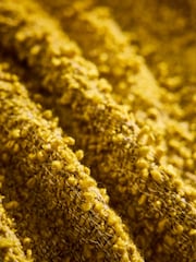 MADE.COM Ochre Agda Boucle Textured Throw - Image 4 of 5