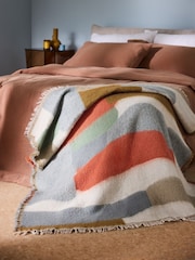 MADE.COM Multi Kyla Brushed Throw - Image 1 of 6