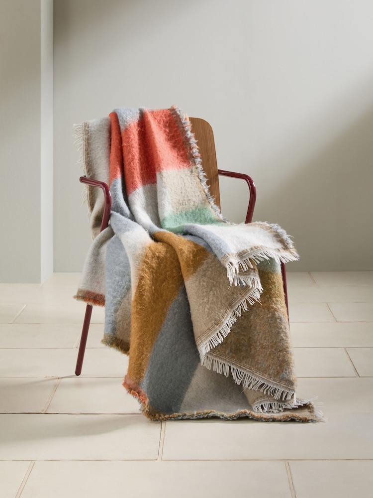 MADE.COM Multi Kyla Brushed Throw - Image 2 of 6 MADE.COM Multi Kyla Brushed Throw - Image 2 of 6