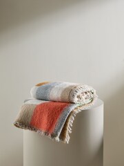 MADE.COM Multi Kyla Brushed Throw - Image 3 of 6