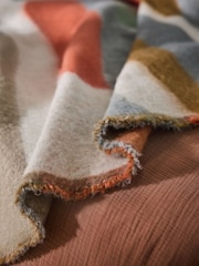MADE.COM Multi Kyla Brushed Throw - Image 5 of 6