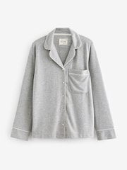 Grey Cosy Button Through Pyjamas - Image 6 of 8