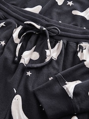 Charcoal Grey Ghosts - بيجاما مريحة بكُم طويل - صورة 10 من 11