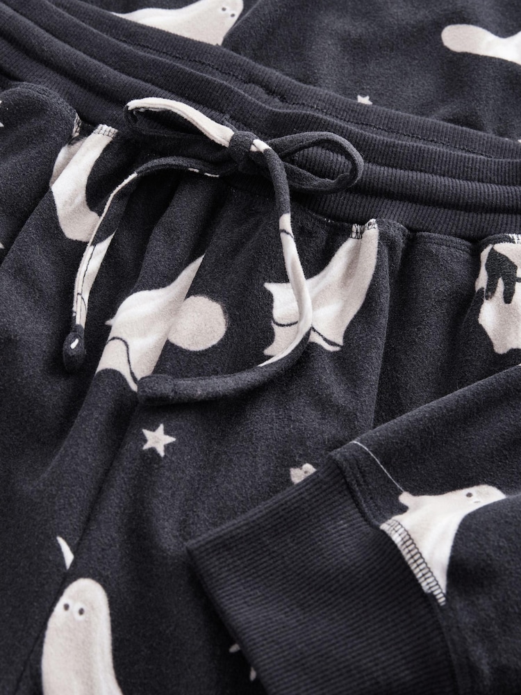 Charcoal Grey Ghosts - بيجاما مريحة بكُم طويل - صورة 11 من 11