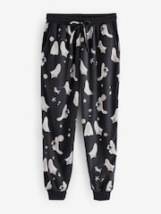 Charcoal Grey Ghosts - بيجاما مريحة بكُم طويل - صورة 8 من 11