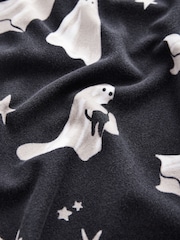 Charcoal Grey Ghosts - بيجاما مريحة بكُم طويل - صورة 9 من 11
