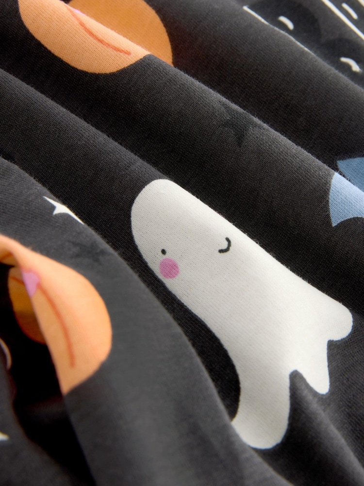 Grey 100% Cotton Glow-In-The-Dark Pyjamas - Image 11 of 11