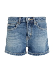 Calvin Klein Jeans Blue Denim Shorts - Image 4 of 6