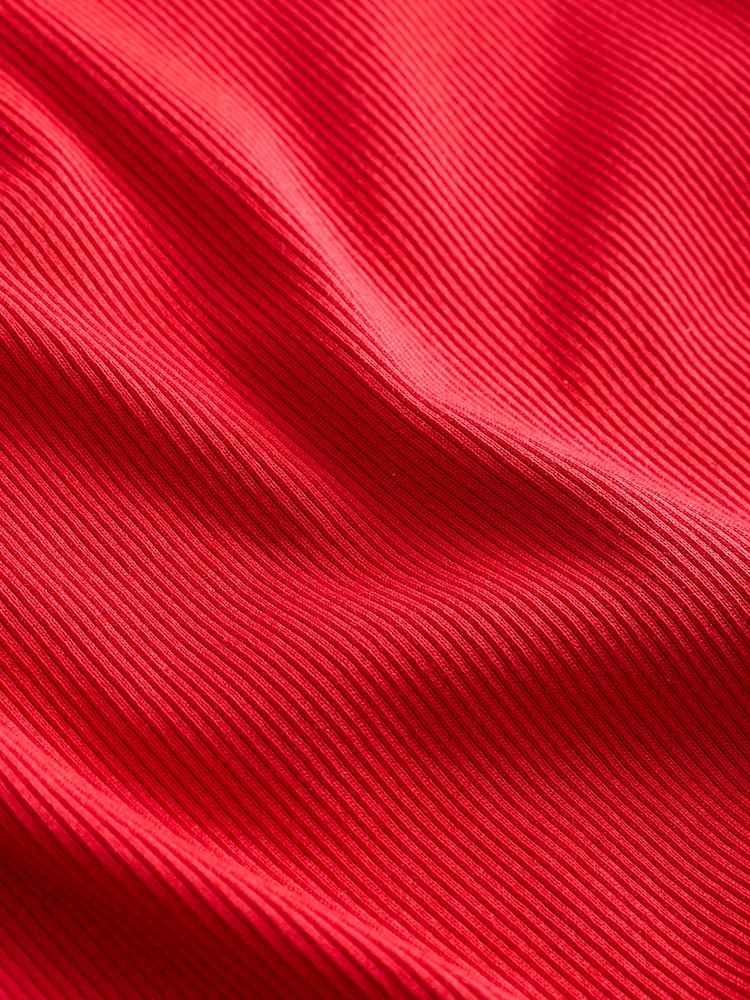 Rouge - Manches longues Col Zip Top - Image 6 of 7