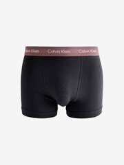 Calvin Klein Black/Multi Bands Classic Stretch Trunks 5 Pack Boxers - Image 3 of 8