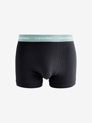 Calvin Klein Black/Multi Bands Classic Stretch Trunks 5 Pack Boxers - Image 5 of 8