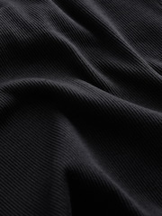 Black Long Sleeve Collared Zip Top - Image 3 of 3